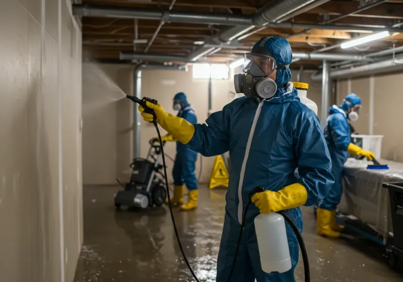 Basement Sanitization and Antimicrobial Treatment process in Hall County, NE